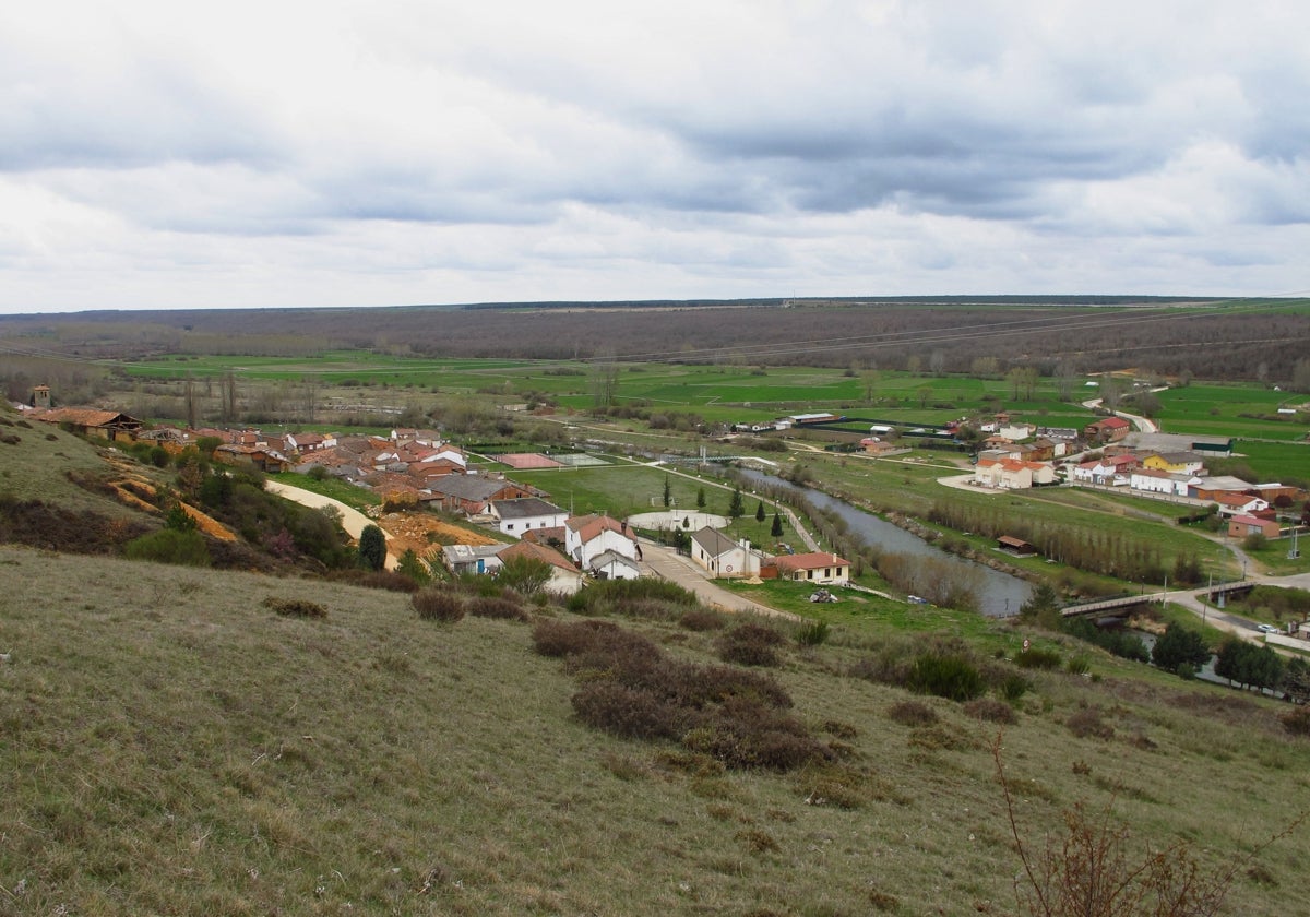 Vista general de Villalba de Guardo.