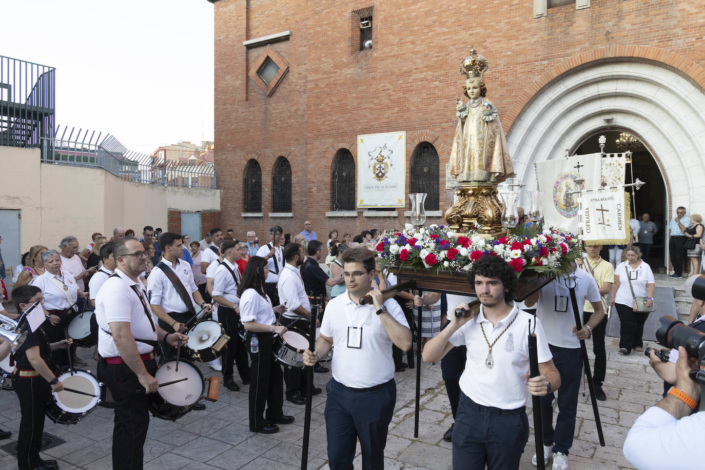 Las imágenes de la procesión de la Virgen del Carmen en Delicias