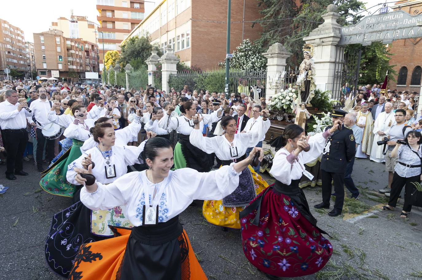 Las imágenes de la procesión de la Virgen del Carmen en Delicias