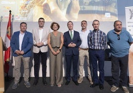 Presentación de la XXXVIII Clásica de Castilla y León, en el Auditorio Miguel Delibes de Valladolid.