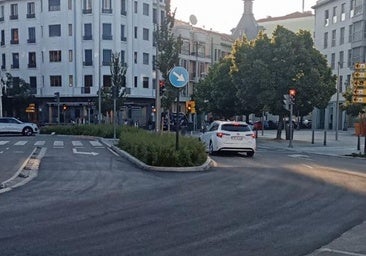 La Plaza de Colón recupera la circulación habitual tras finalizar las obras de pavimentación