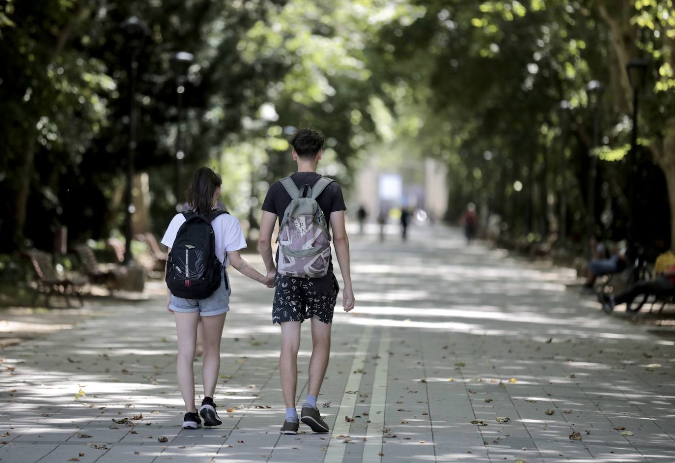 La ola de calor de Valladolid en imágenes