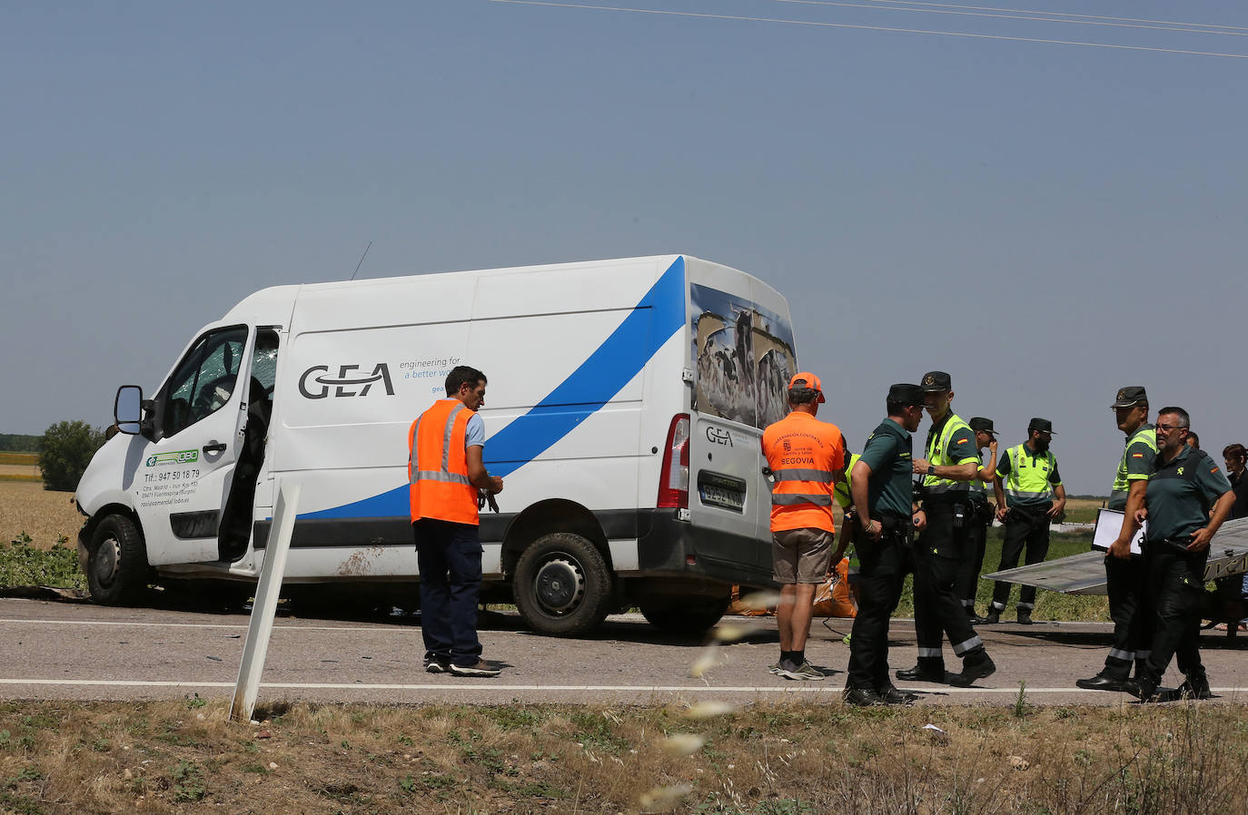 Imágenes del accidente mortal en Cabezuela