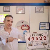 Una caña en agradecimiento por 30.000 euros del primer premio de la Lotería Nacional