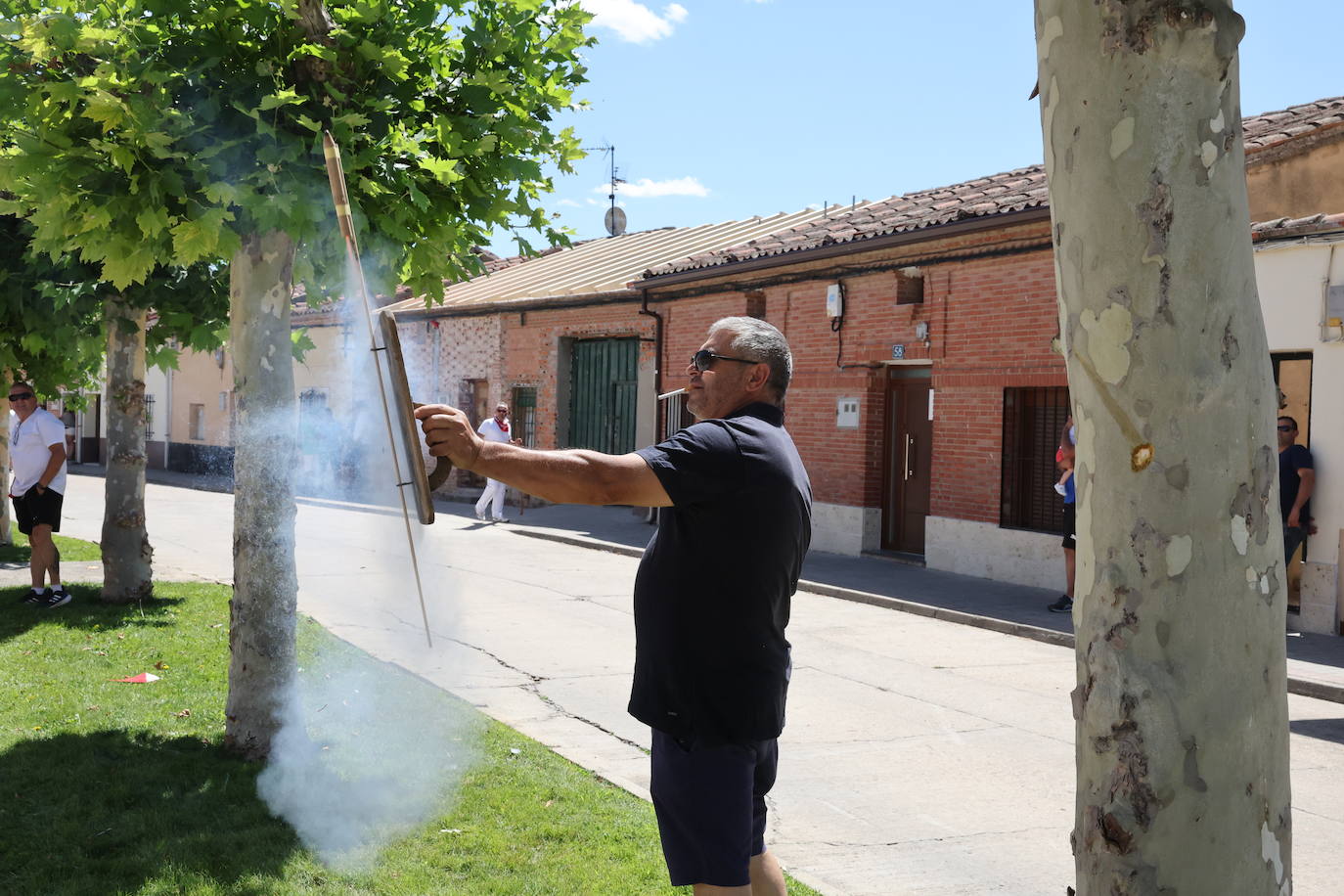 El segundo encierro de las fiestas de Matapozuelos, en imágenes