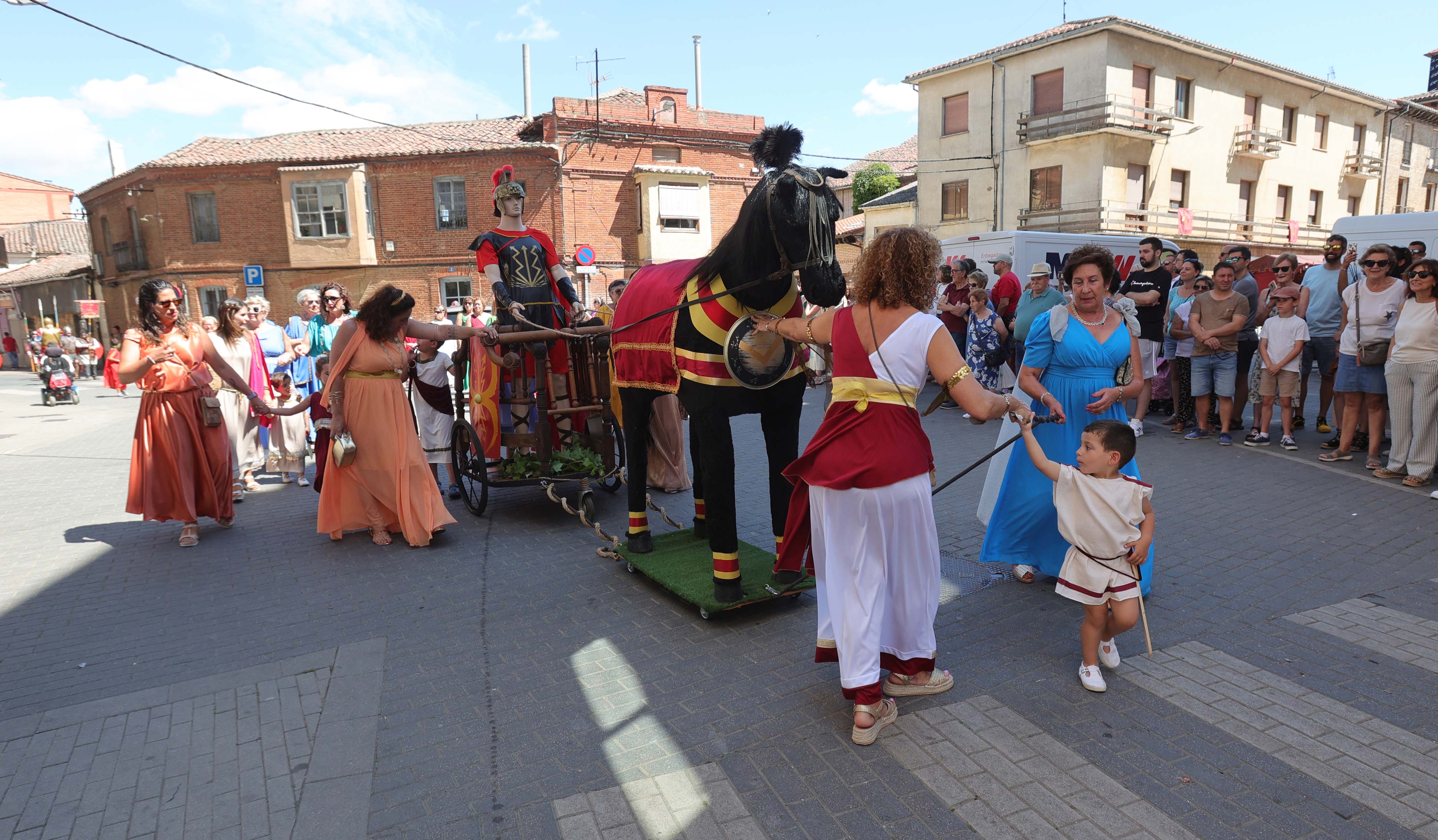 Mercado romano en Saldaña