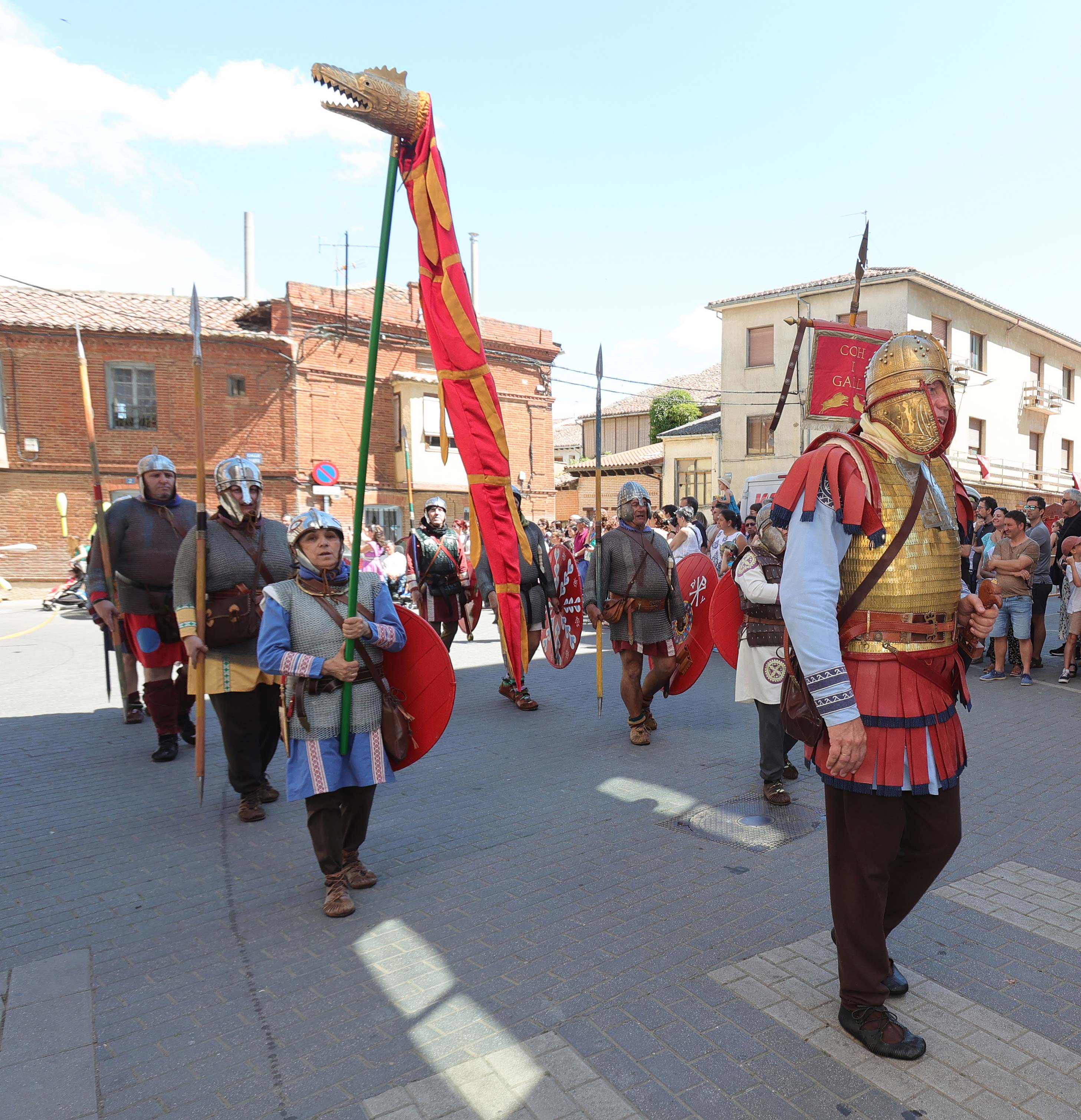 Mercado romano en Saldaña