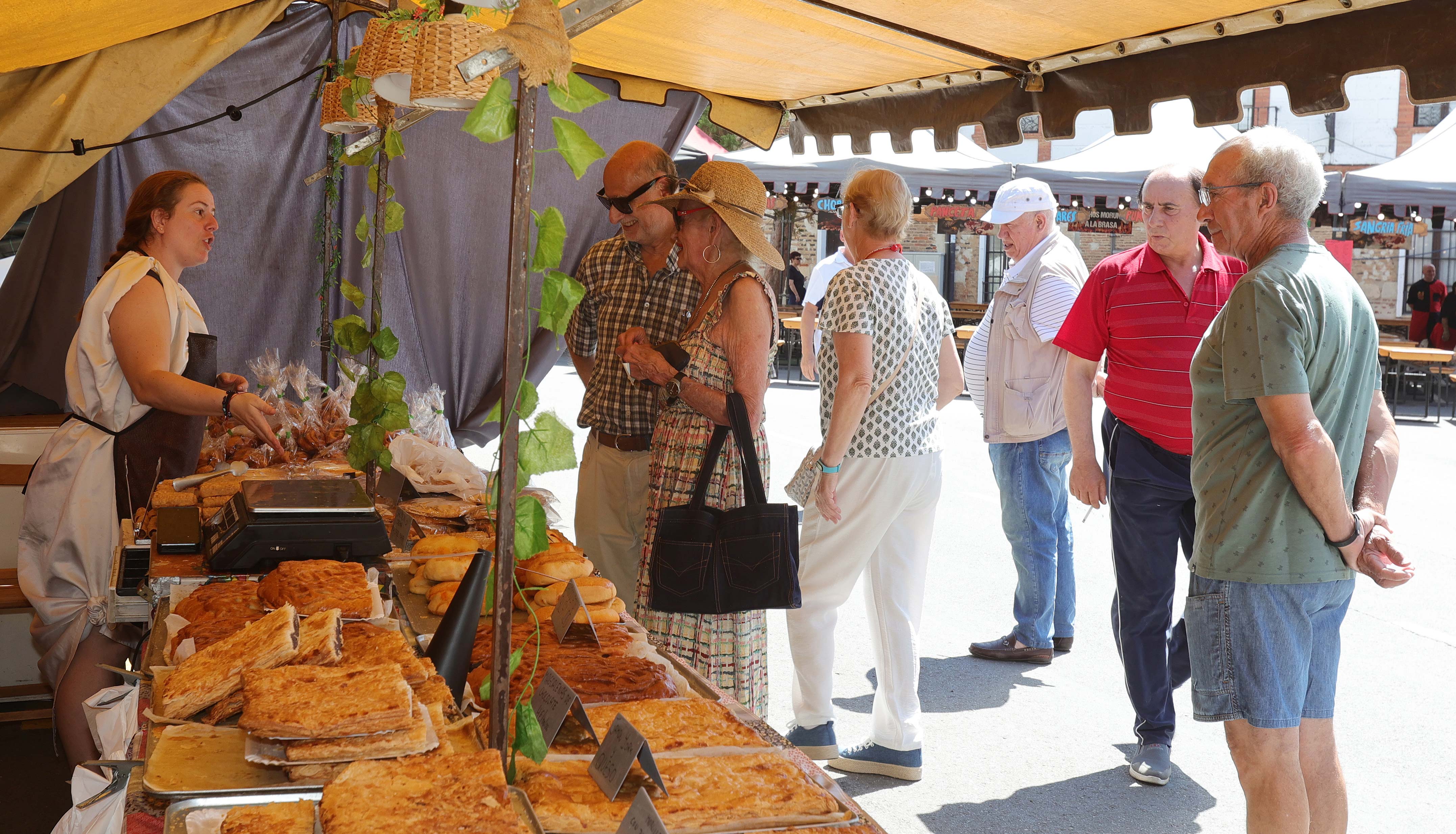 Mercado romano en Saldaña