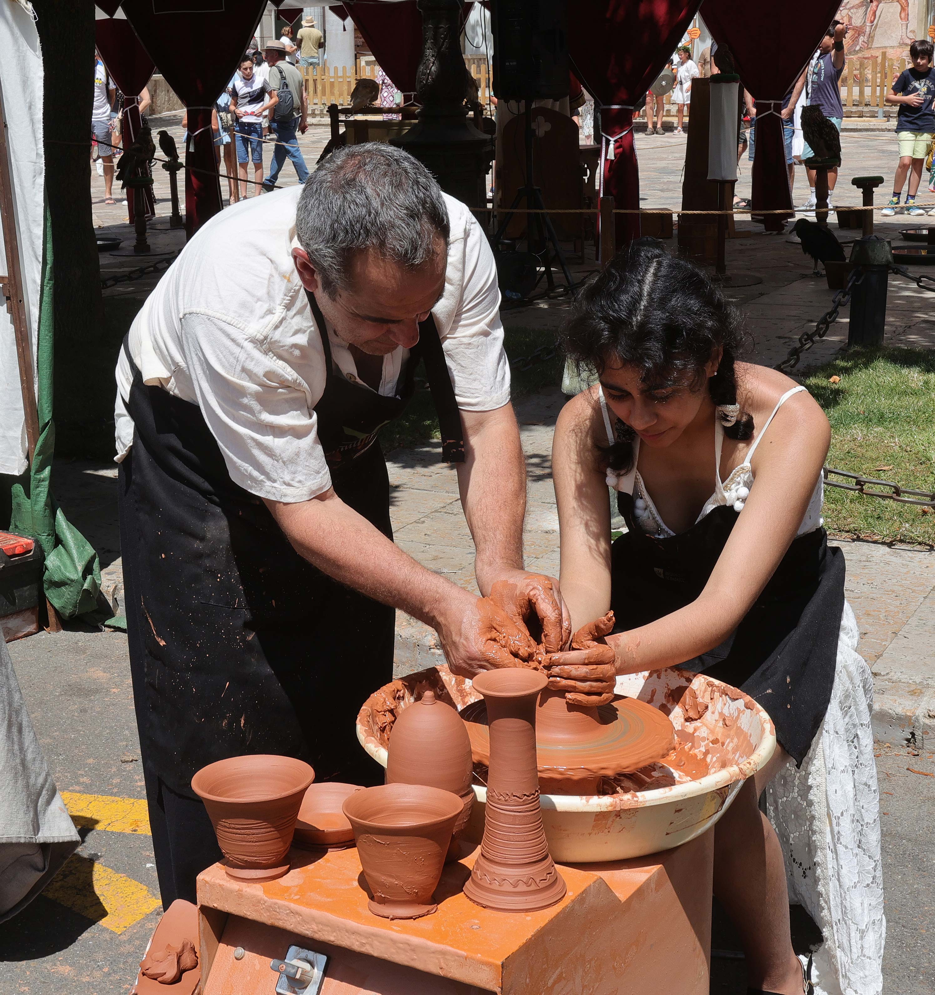 Mercado romano en Saldaña