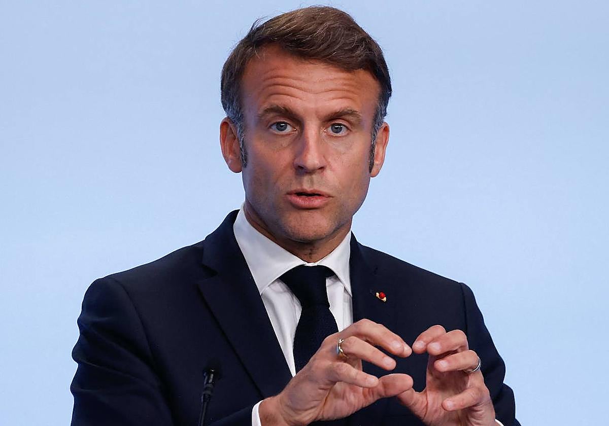 El presidente francés, Emmanuel Macron.
