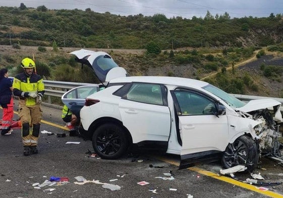 Imagen del lugar del accidente.