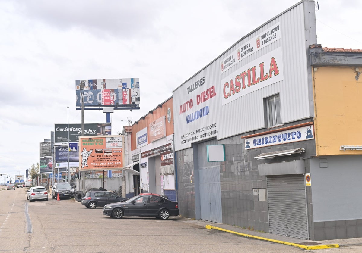 Talleres e instalaciones empresariales en Zaratán.