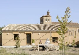 Exterior de la vivienda, en Boadilla de Rioseco.