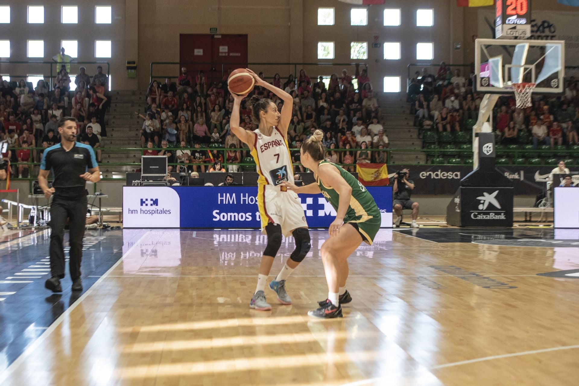 El partido de España contra Australia, en imágenes