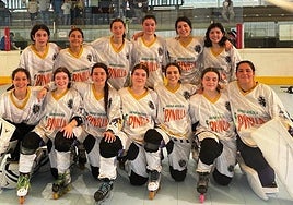 El equipo de hockey de Íscar Lobas-Granja Pinilla, encargadas del pregón de este año.