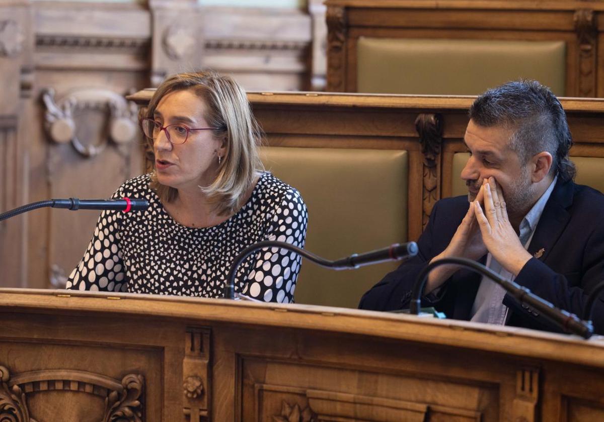 Rocío Anguita, la líder del grupo municipal Valladolid Toma La Palabra.