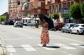 Altas temperaturas en Valladolid durante la primera miniola de calor del verano de la pasada semana.