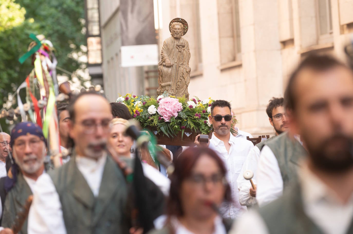 La procesión de Santiago Apóstol y el 70 aniversario de la Casa de Galicia, en imágenes