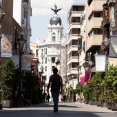 El calor extremo convierte las calles de Valladolid en un desierto