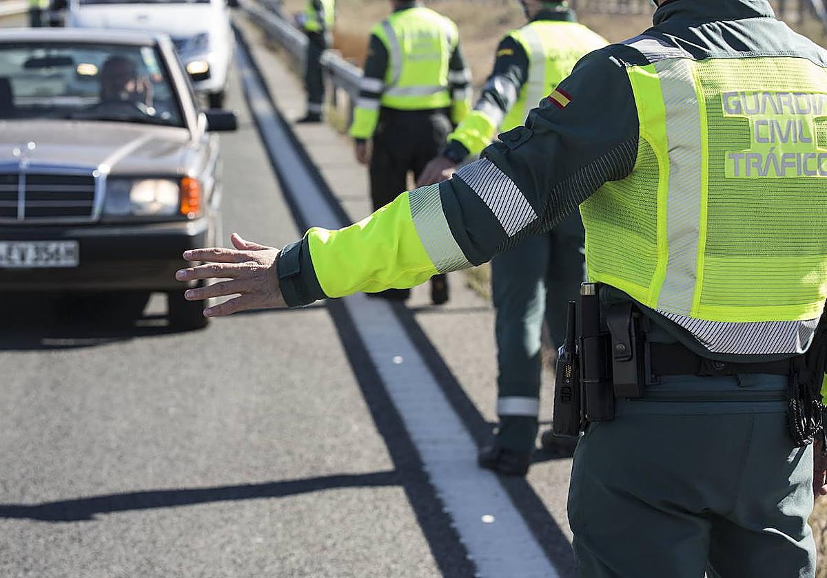 Control en carreteras, en imagen de archivo.