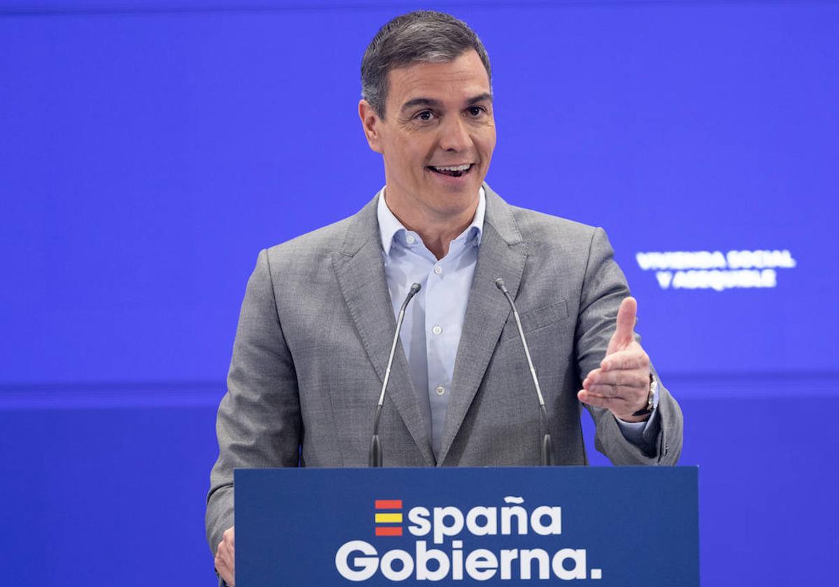 El presidente del Gobierno, Pedro Sánchez.