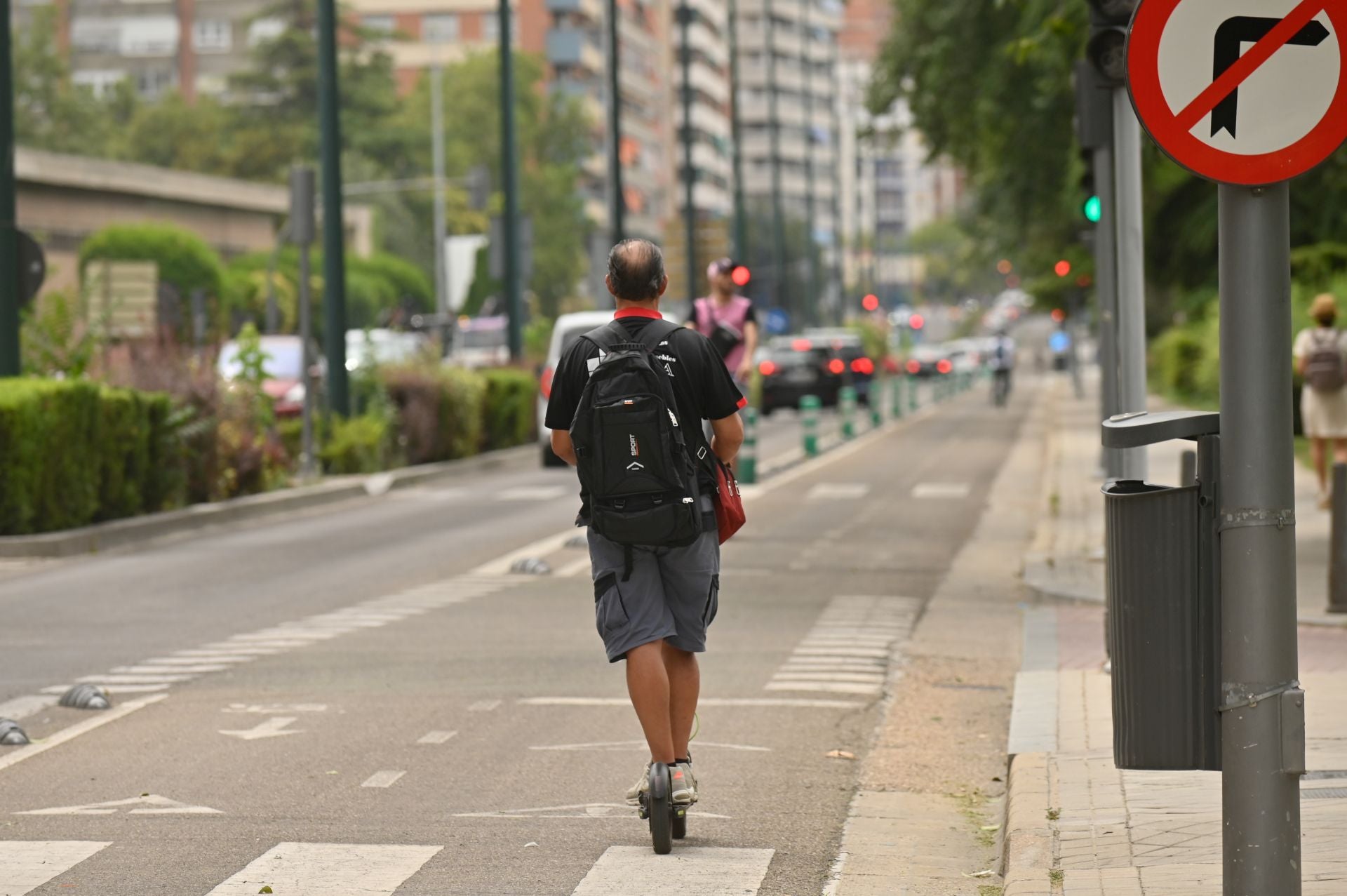 Empiezan las obras para destruir el carril bici de Isabel La Católica