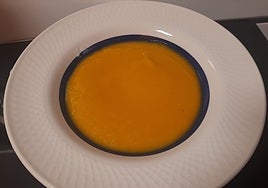 Crema de calabaza.