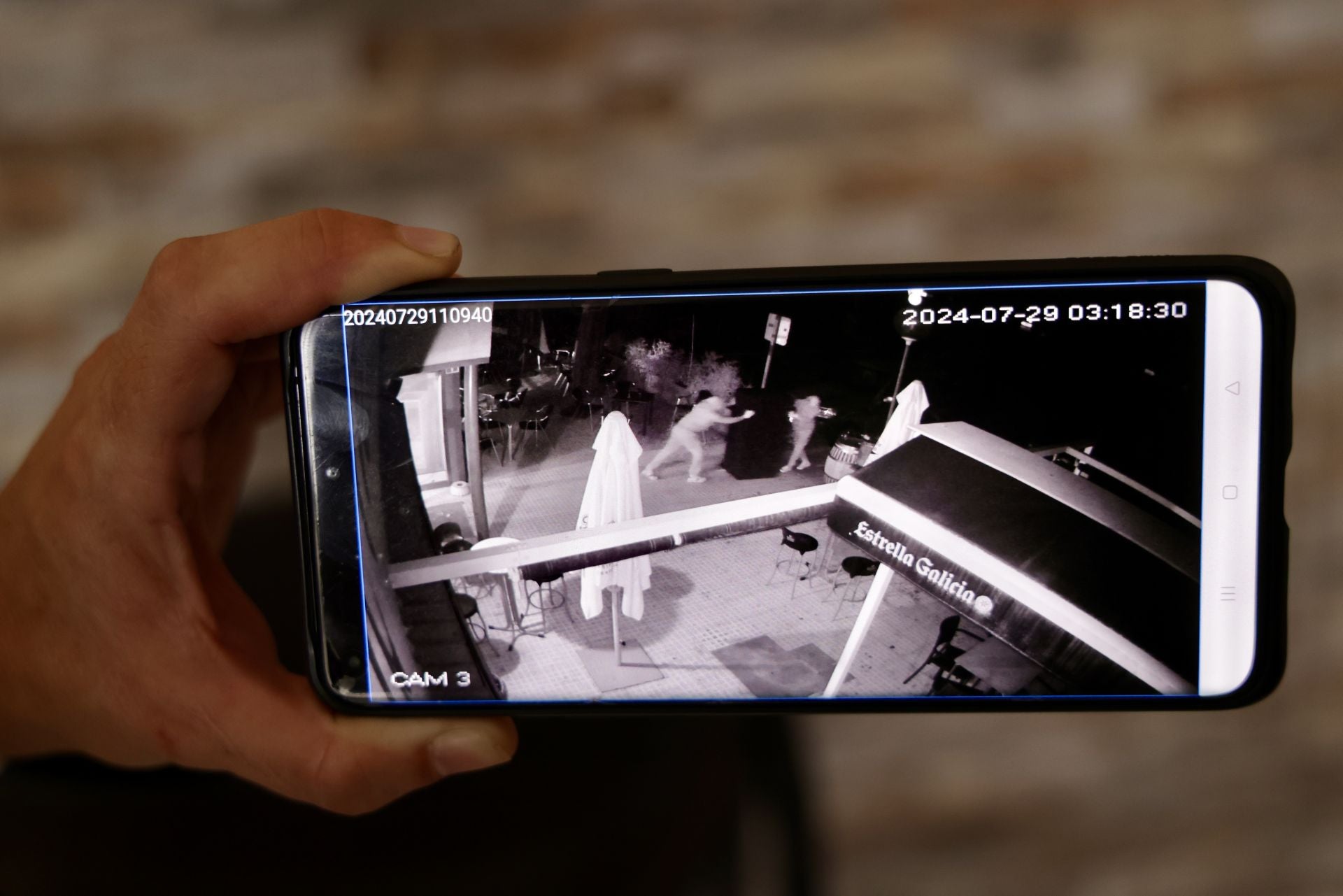 Los destrozos del bar La Maña de Traspinedo, Valladolid