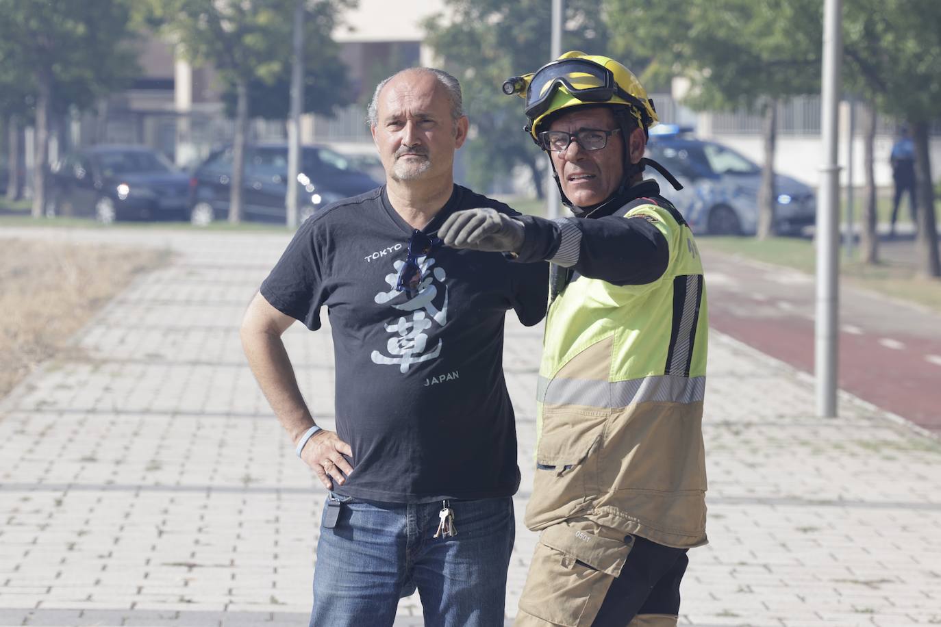 Imágenes del incendio en Pinar de Jalón