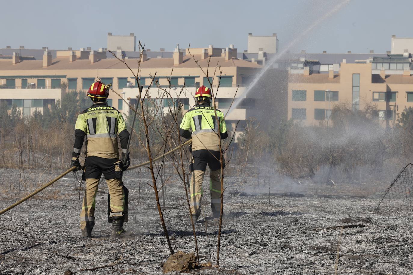 Imágenes del incendio en Pinar de Jalón