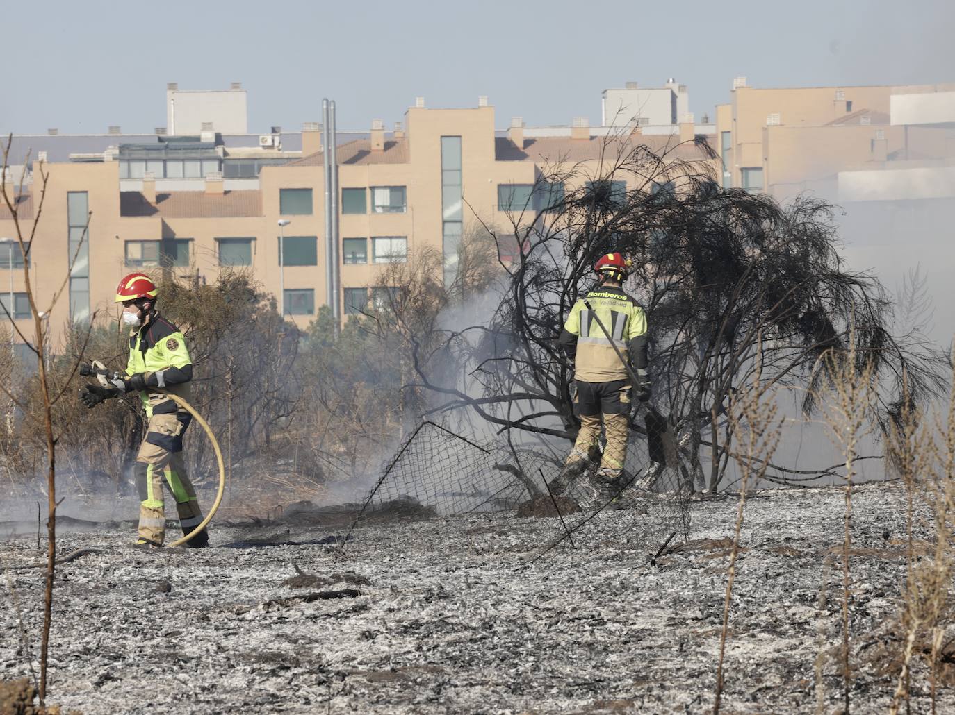 Imágenes del incendio en Pinar de Jalón