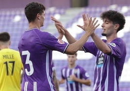 El Pucela se ilusiona con su pareja de centrales ante el Pau FC