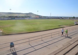 Campo de fútbol de Santa Clara, en Cuéllar.