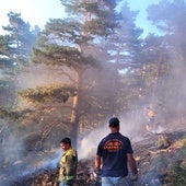 Controlado tras 20 horas el incendio en la sierra de Guadarrama