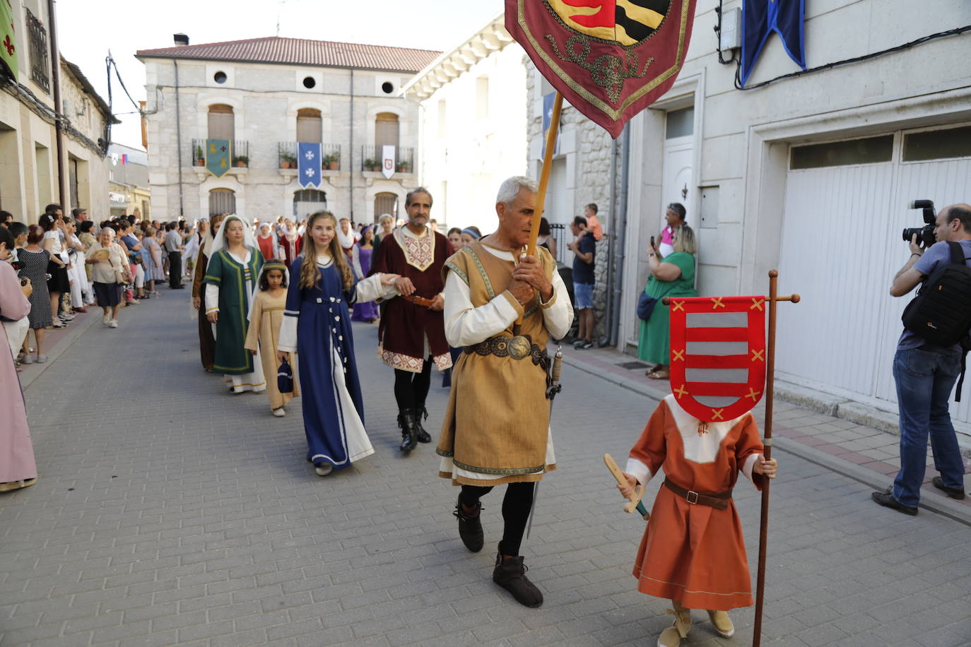 Las imágenes de la recreación de la historia de Campaspero a través de sus vecinos