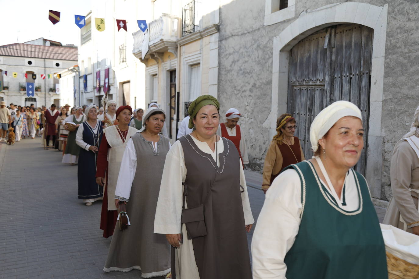 Las imágenes de la recreación de la historia de Campaspero a través de sus vecinos