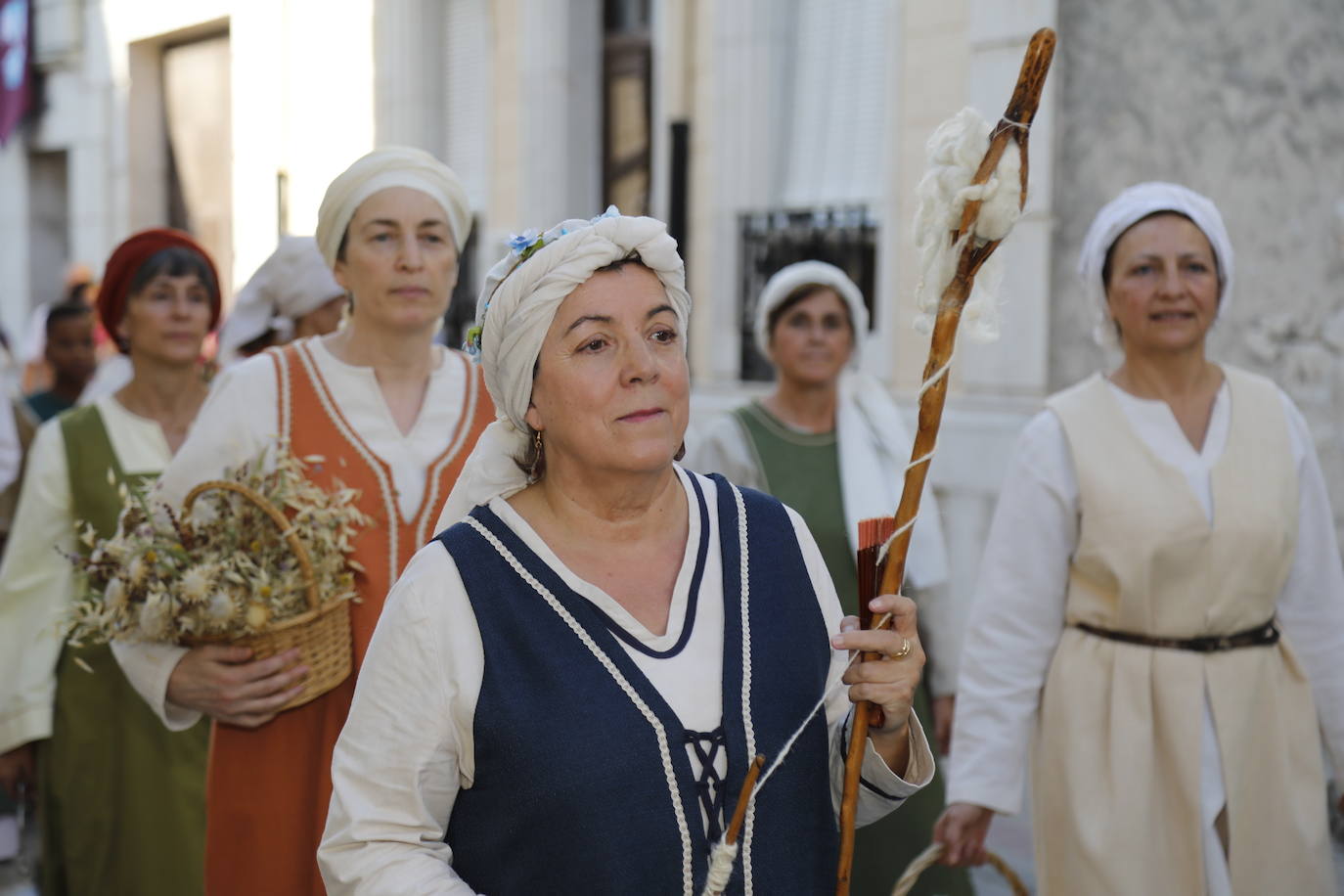 Las imágenes de la recreación de la historia de Campaspero a través de sus vecinos