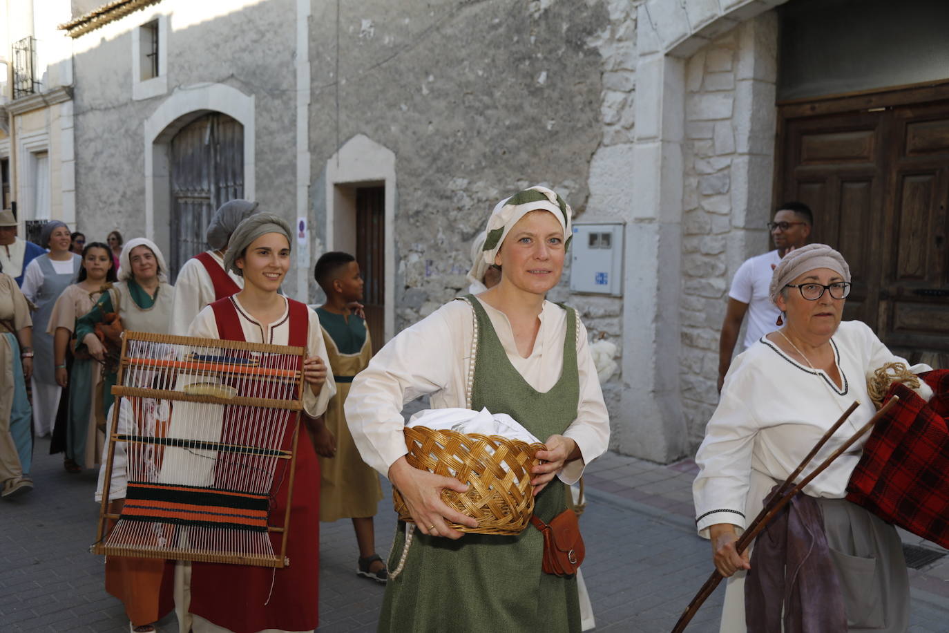 Las imágenes de la recreación de la historia de Campaspero a través de sus vecinos