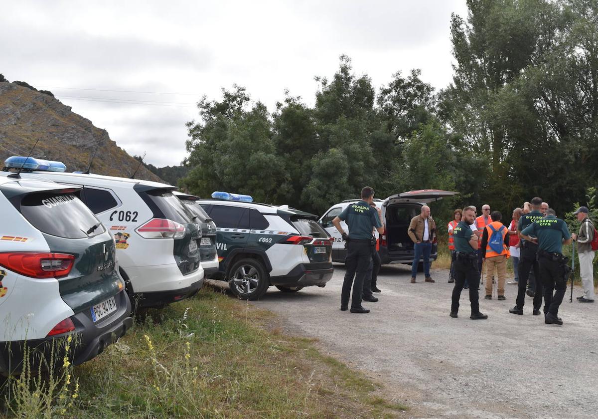 Así transcurre la búsqueda del vecino de Aguilar