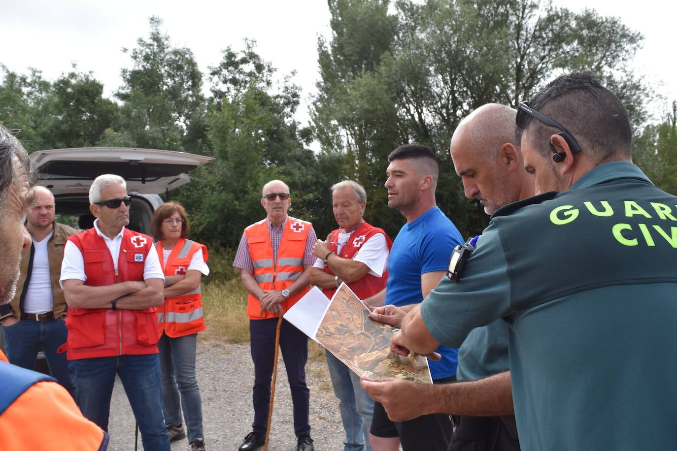 Así transcurre la búsqueda del vecino de Aguilar