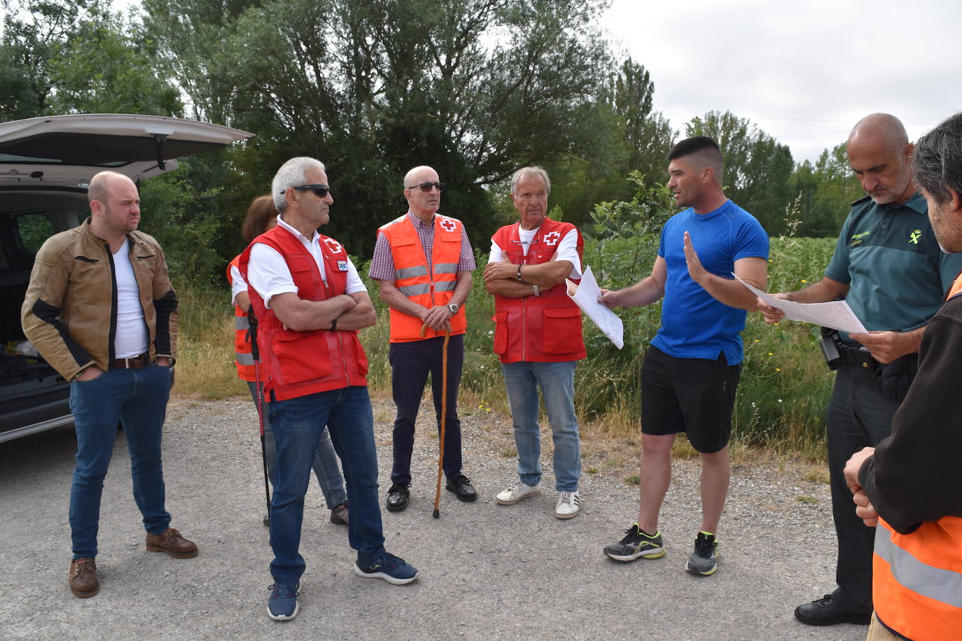 Así transcurre la búsqueda del vecino de Aguilar