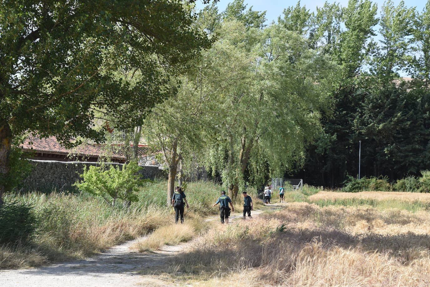 Así transcurre la búsqueda del vecino de Aguilar