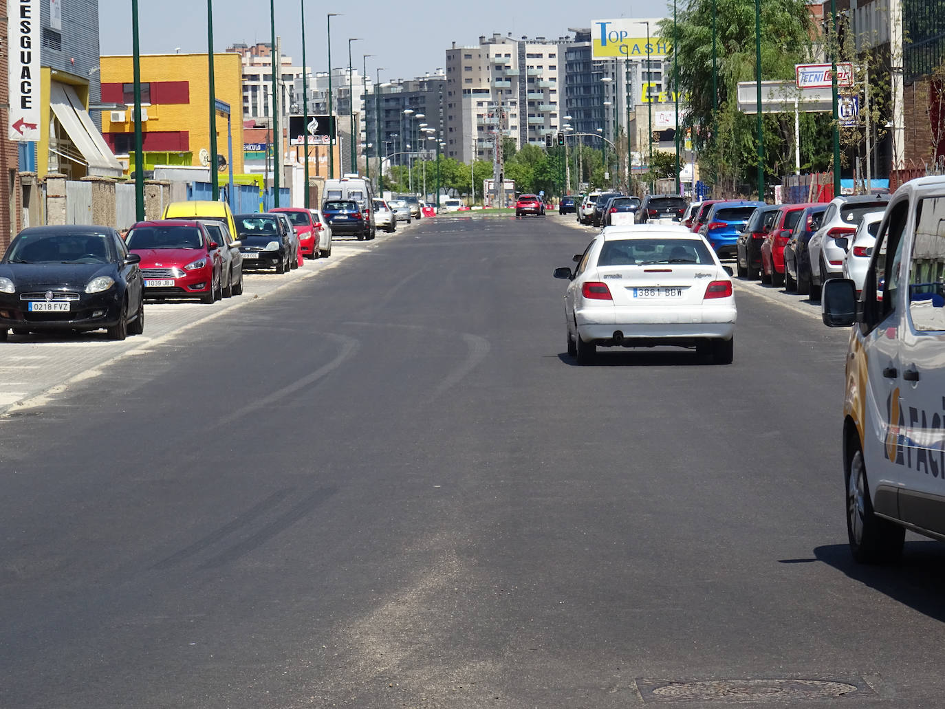 Obras paralizadas en el Polígono de Argales