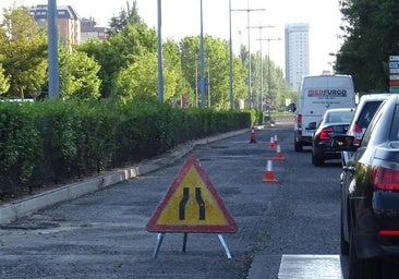 La avenida de Salamanca perderá un carril diez días entre los puente Mayor y de Poniente