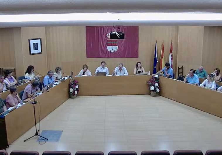 Plenos municipal en Laguna de Duero.