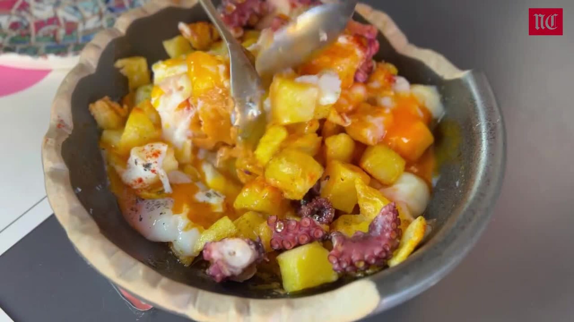 De tapas y pinchos por Valladolid: un original plato de pulpo en Parquesol