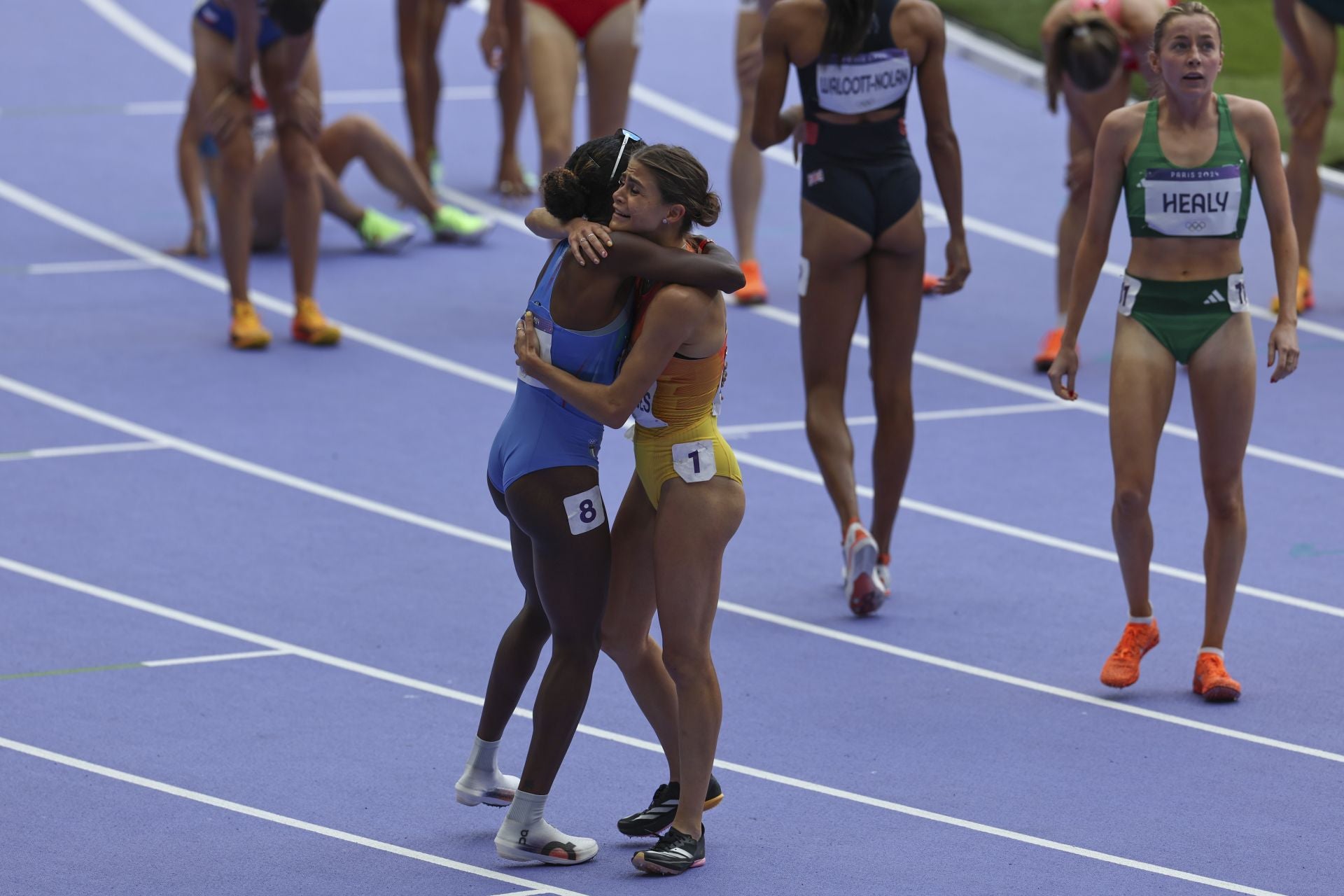 Fotografías de la clasificación de Águeda Marqués a las semis de los Juegos