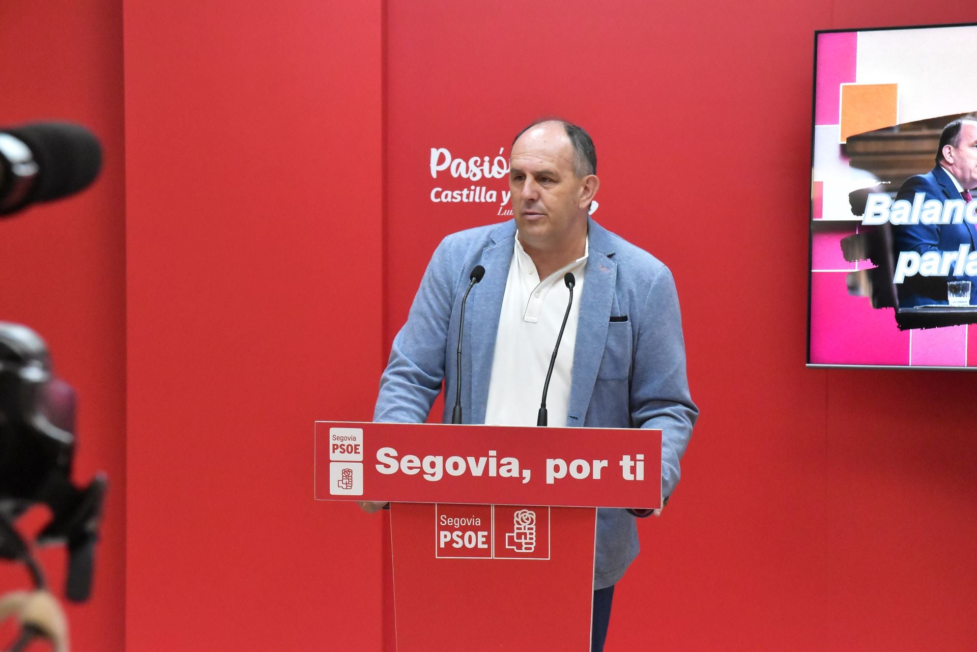 José Luis Aceves, en rueda de prensa.