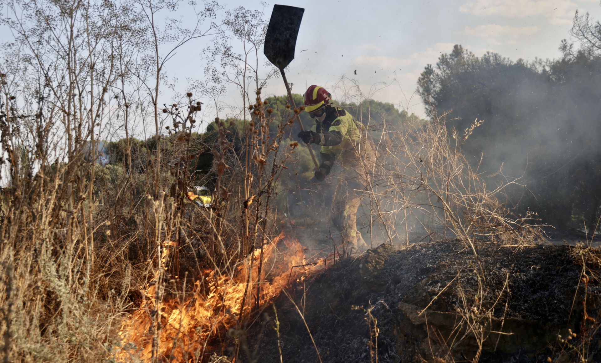 El nuevo incendio en Pinar de Jalón, en imágenes