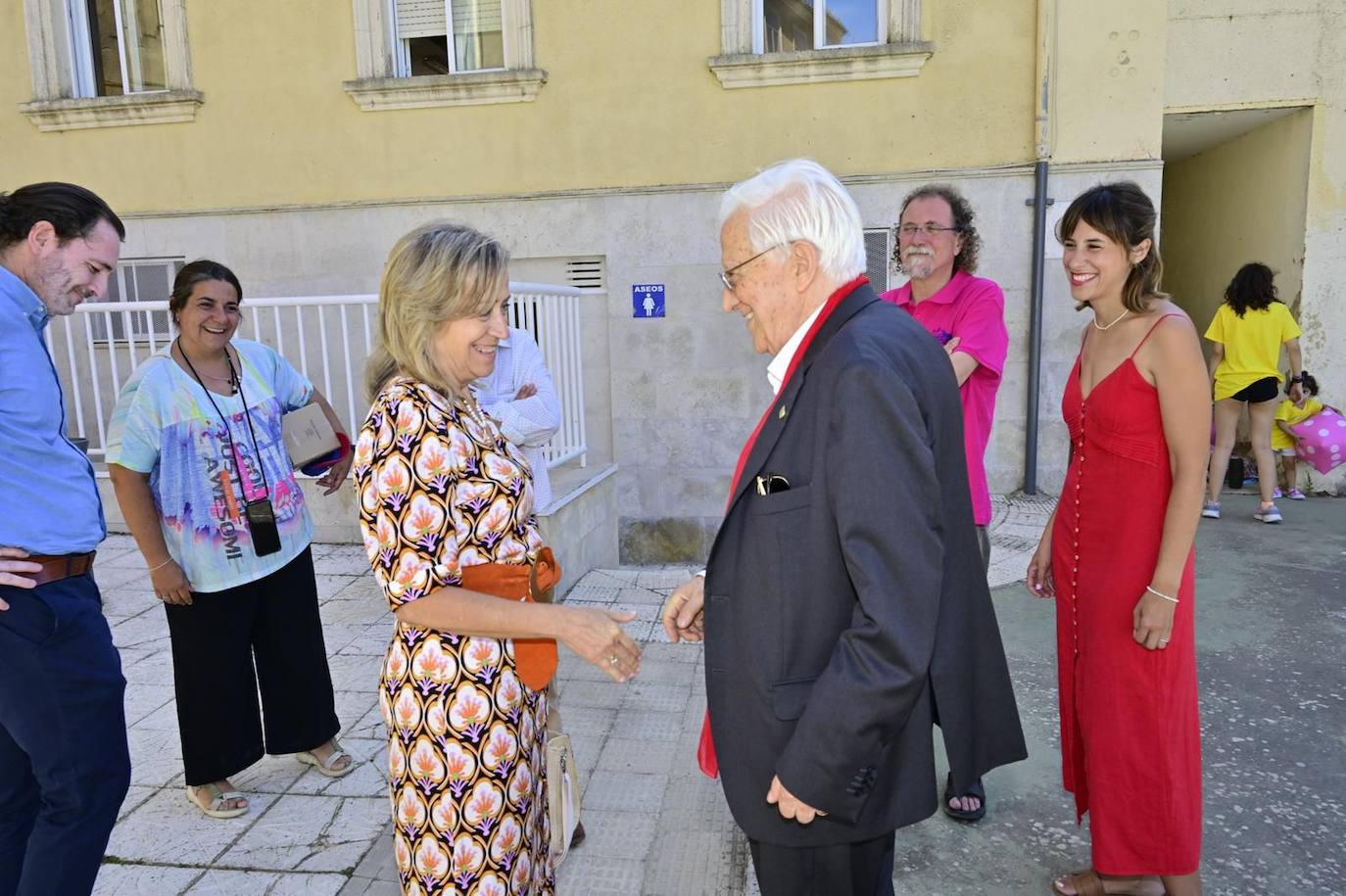 La visita del Padre Ángel a Astudillo